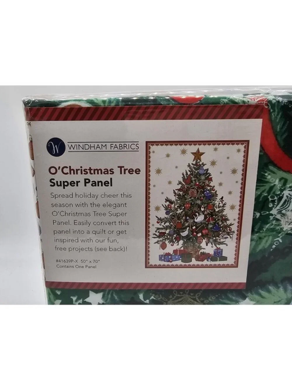 Windham Fabrics O'Christmas Tree Holiday Super Panel Quilt Fabric 50
